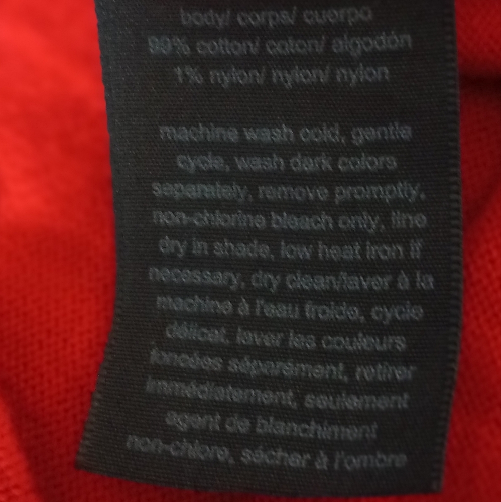 Tommy Hilfiger Red Sweater with Gold Pattern S - Picture 7 of 8